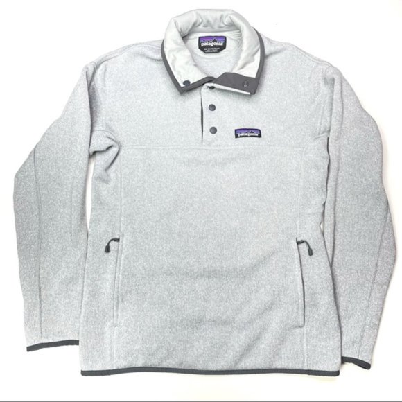 Patagonia Tops - Patagonia Better Sweater Size XS Marsupial Snap T Pullover Drifer Gray Pockets